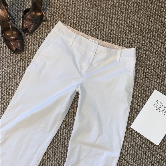 LOFT Pants - Ann Taylor Loft Ann White Wide Leg Pants